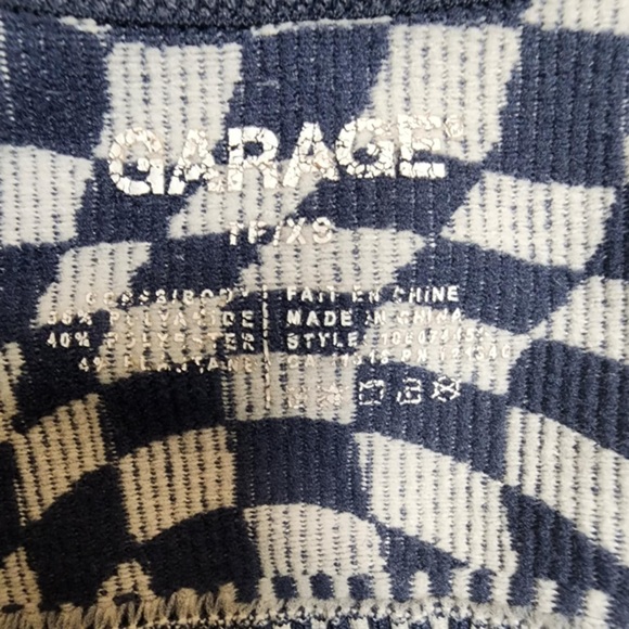 Garage Checkered Bralette Top - Picture 3 of 3